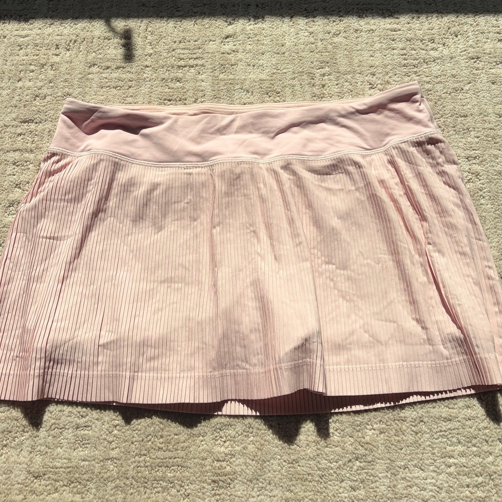 lululemon athletica Light Pink Pleated Skirt